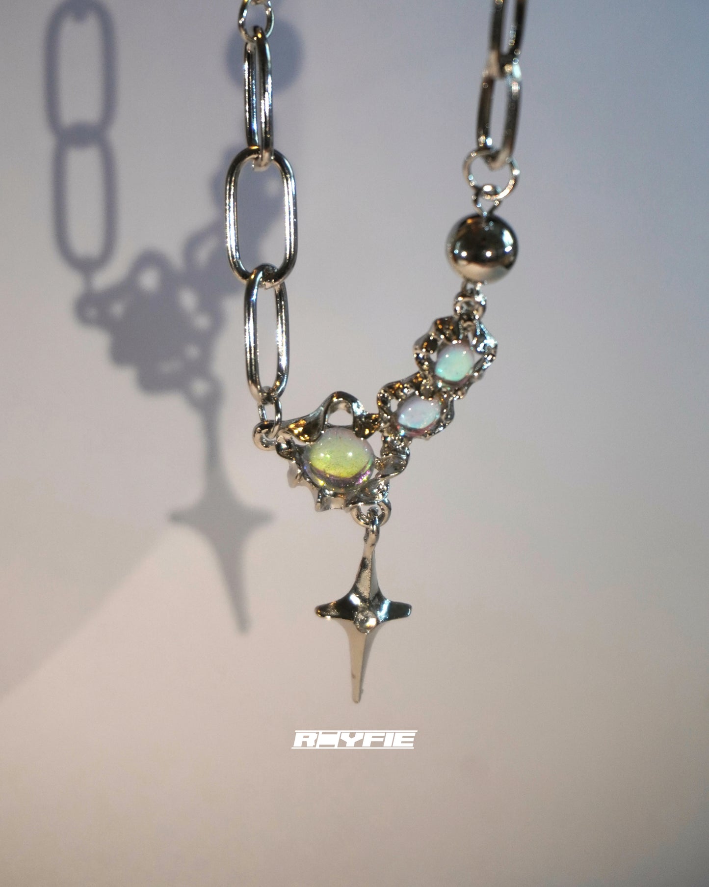 FARBENLEHRE Opal Dagger Necklace