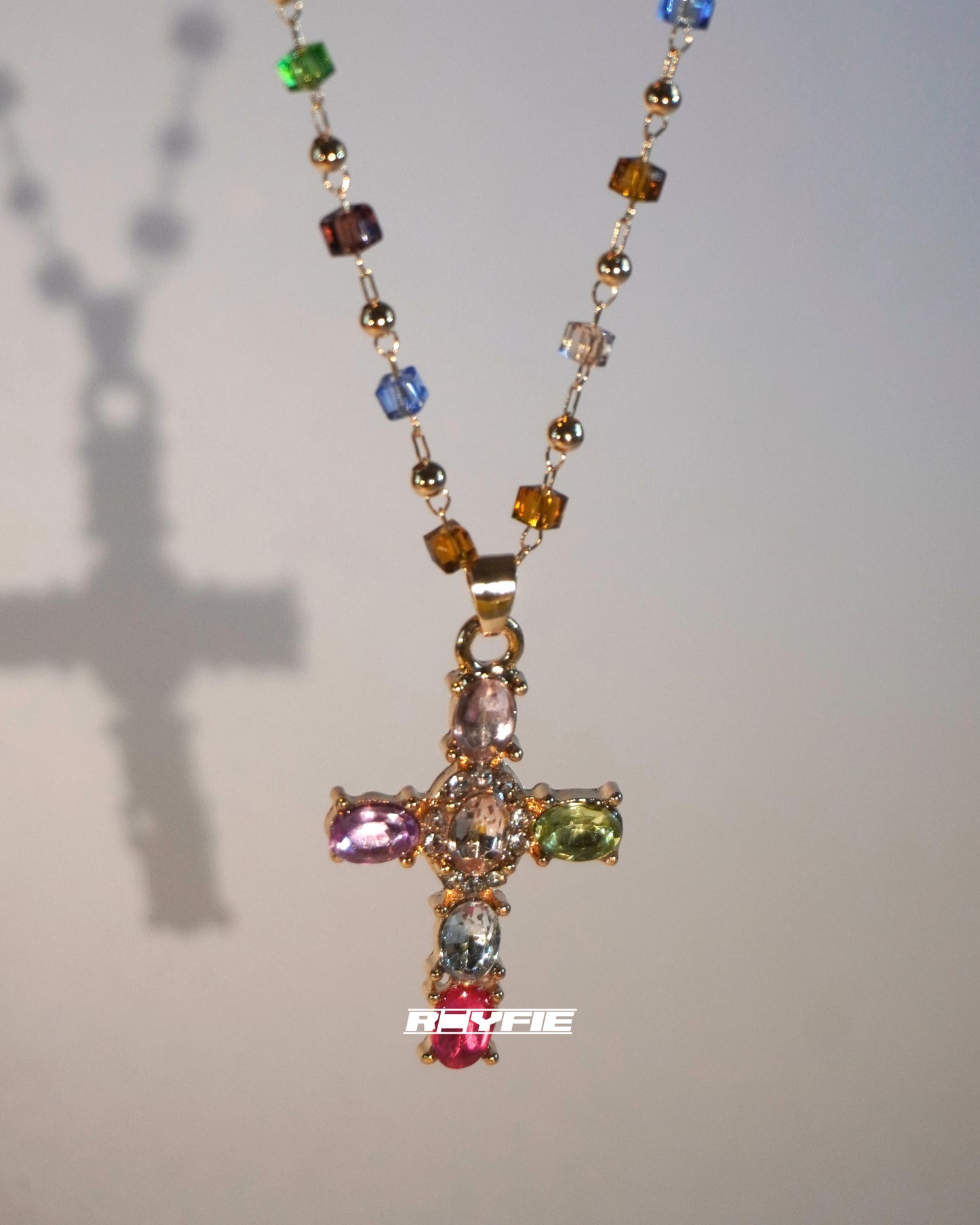 STATIKA Colorful Cross Necklace