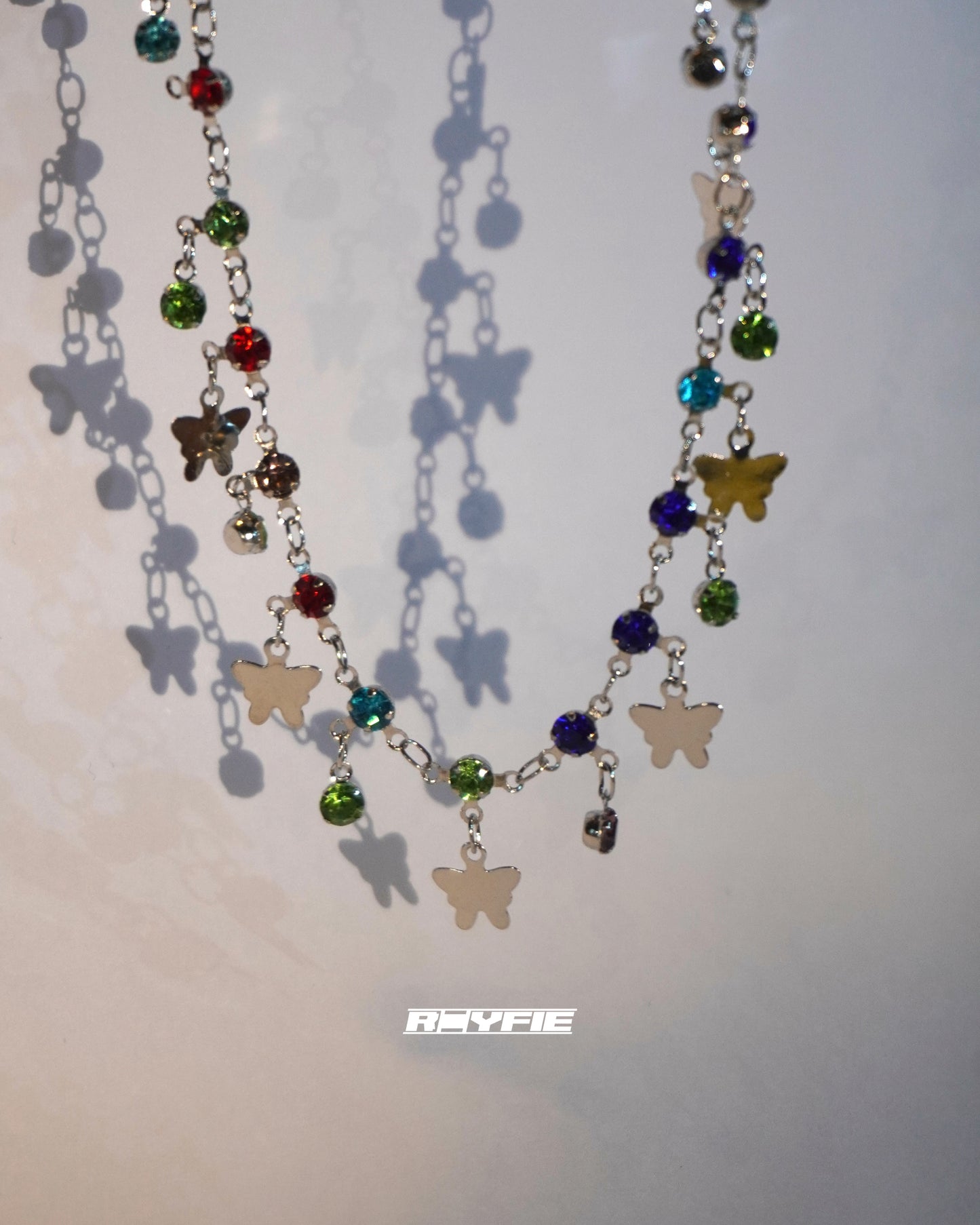 GESTALT Butterfly and Gemstone Delight Necklace