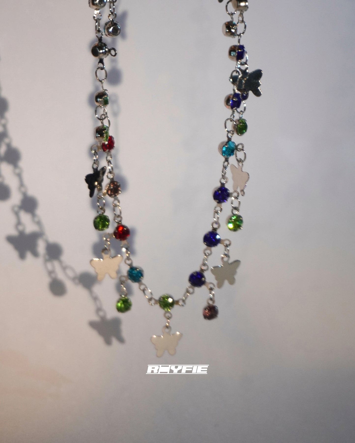 GESTALT Butterfly and Gemstone Delight Necklace