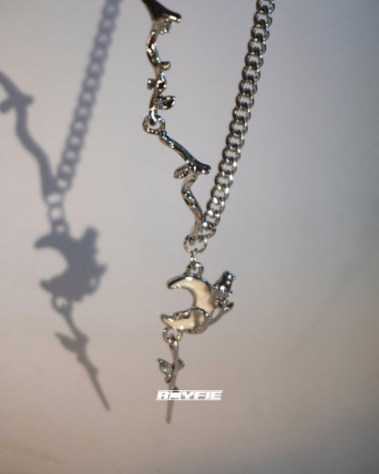 GESTALT Moonlit Branch and Dagger Necklace