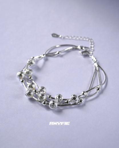 GESTALT Shimmering Silver Bracelet