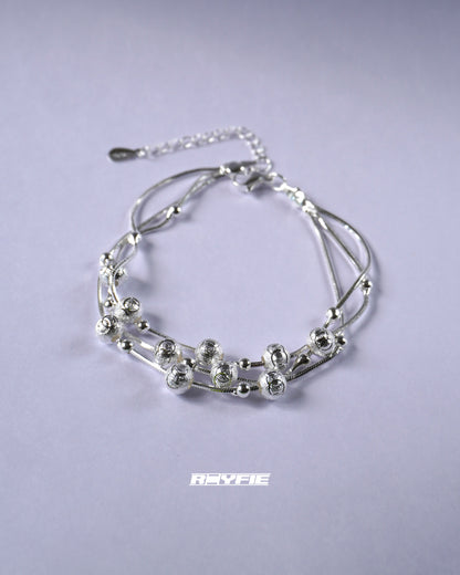 GESTALT Shimmering Silver Bracelet