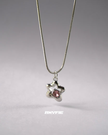 MODULA Starlight Pink Gem Necklace