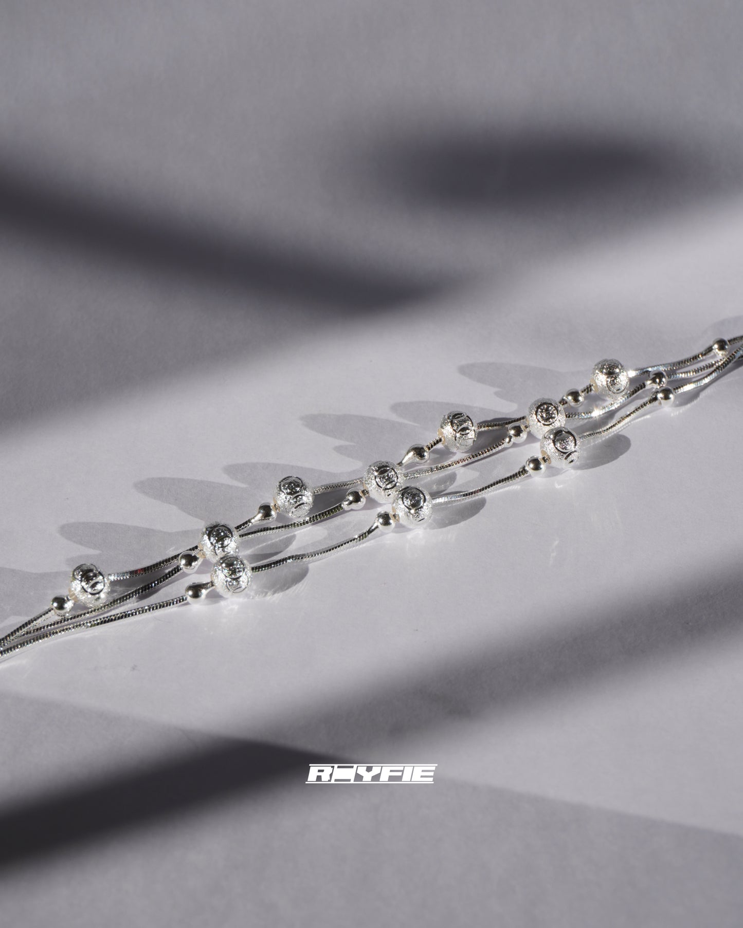 GESTALT Shimmering Silver Bracelet