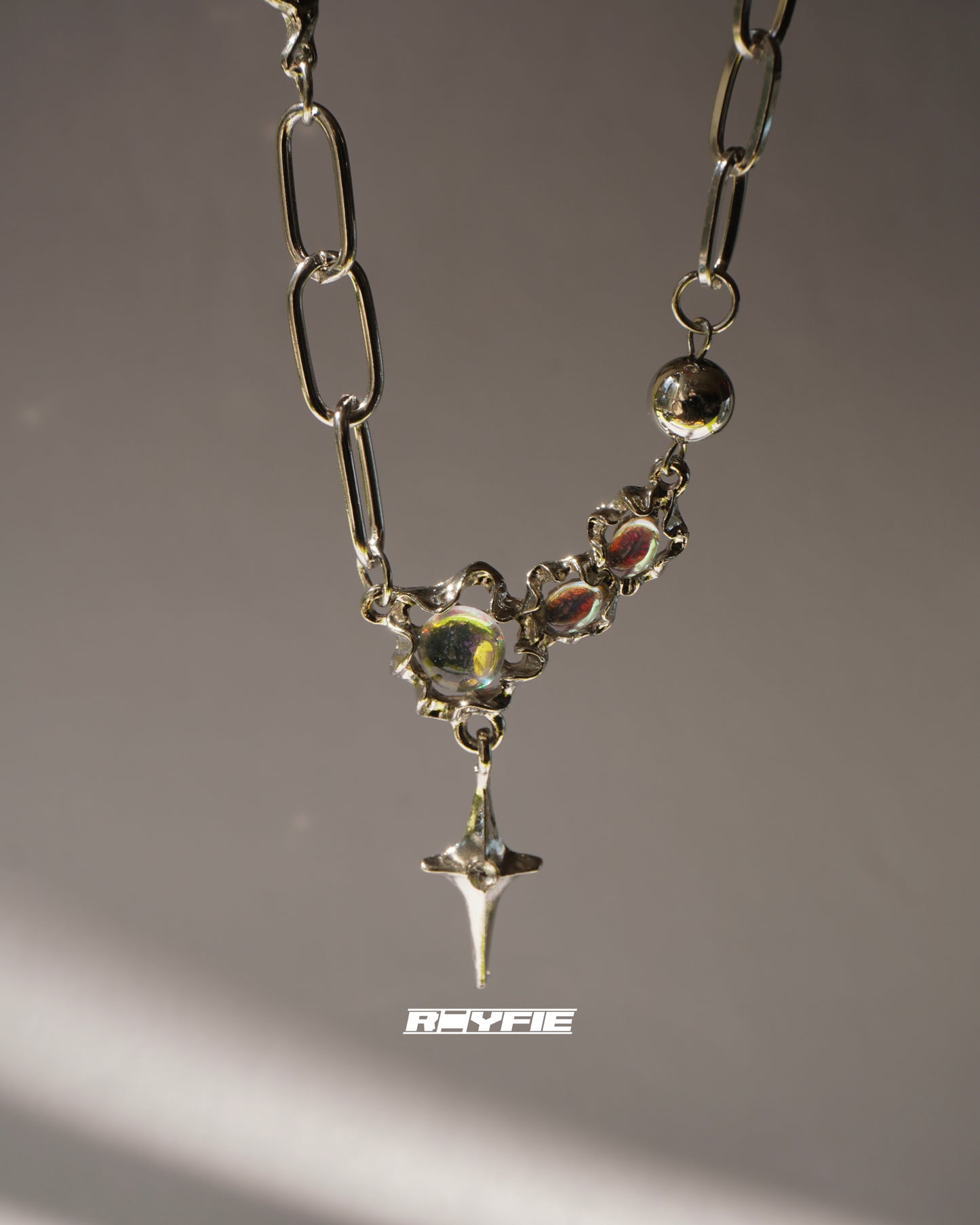 FARBENLEHRE Opal Dagger Necklace