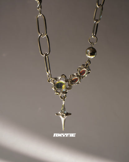 FARBENLEHRE Opal Dagger Necklace