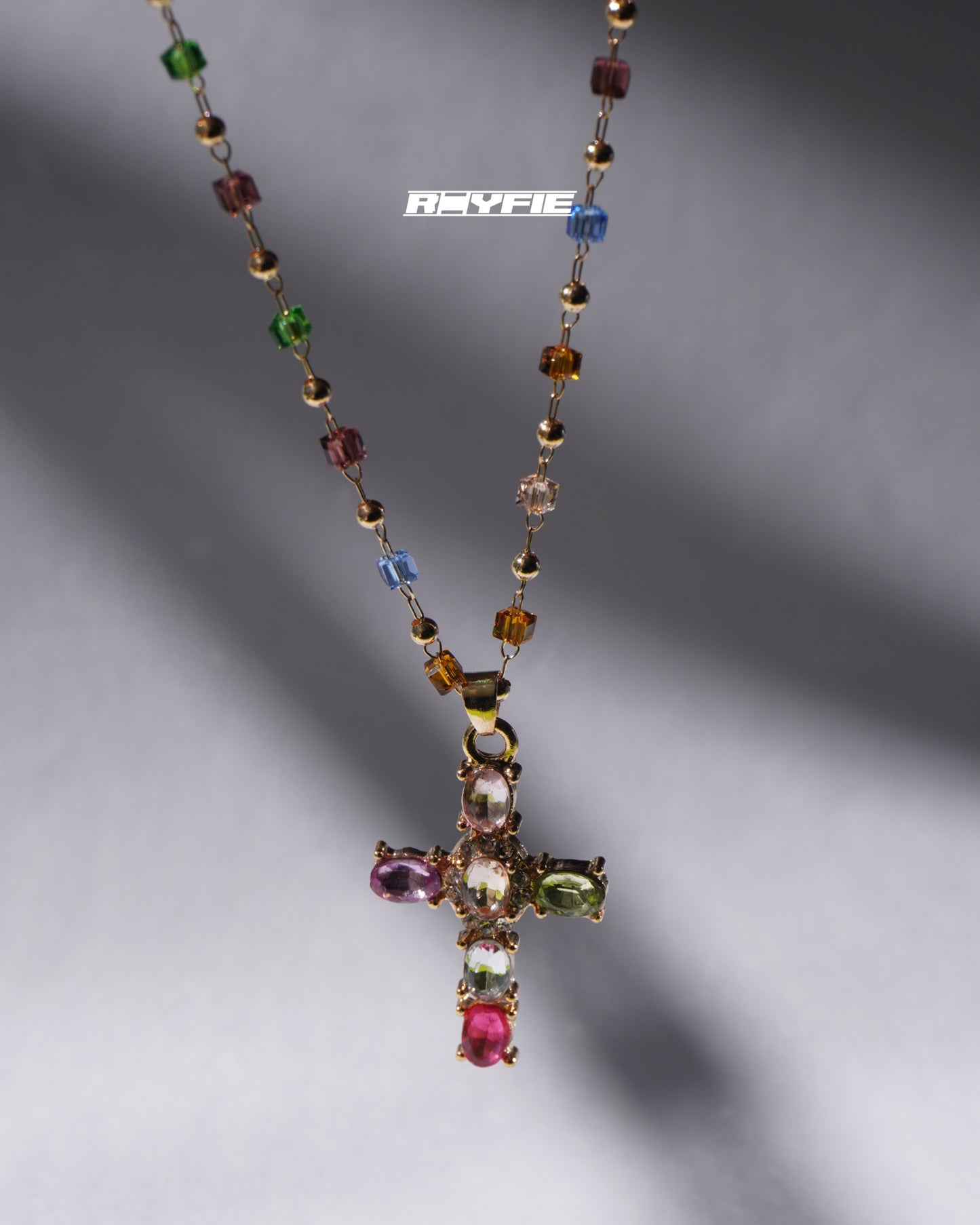 STATIKA Colorful Cross Necklace