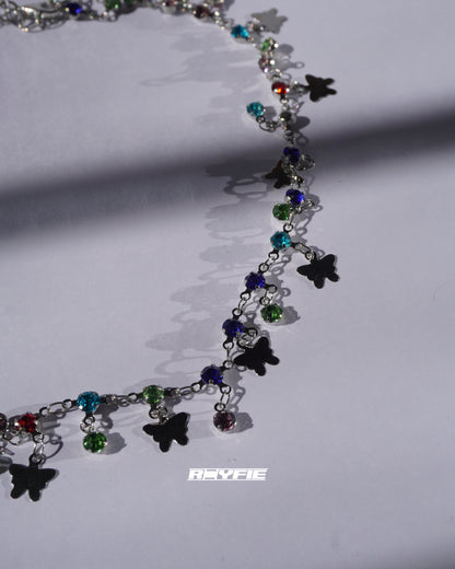 GESTALT Butterfly and Gemstone Delight Necklace