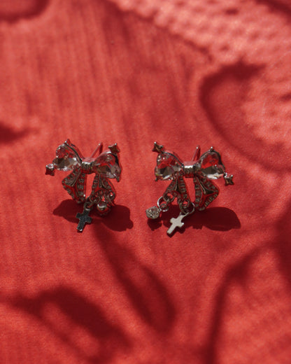 FARBENLEHRE Millennium Meteors Bow Earrings